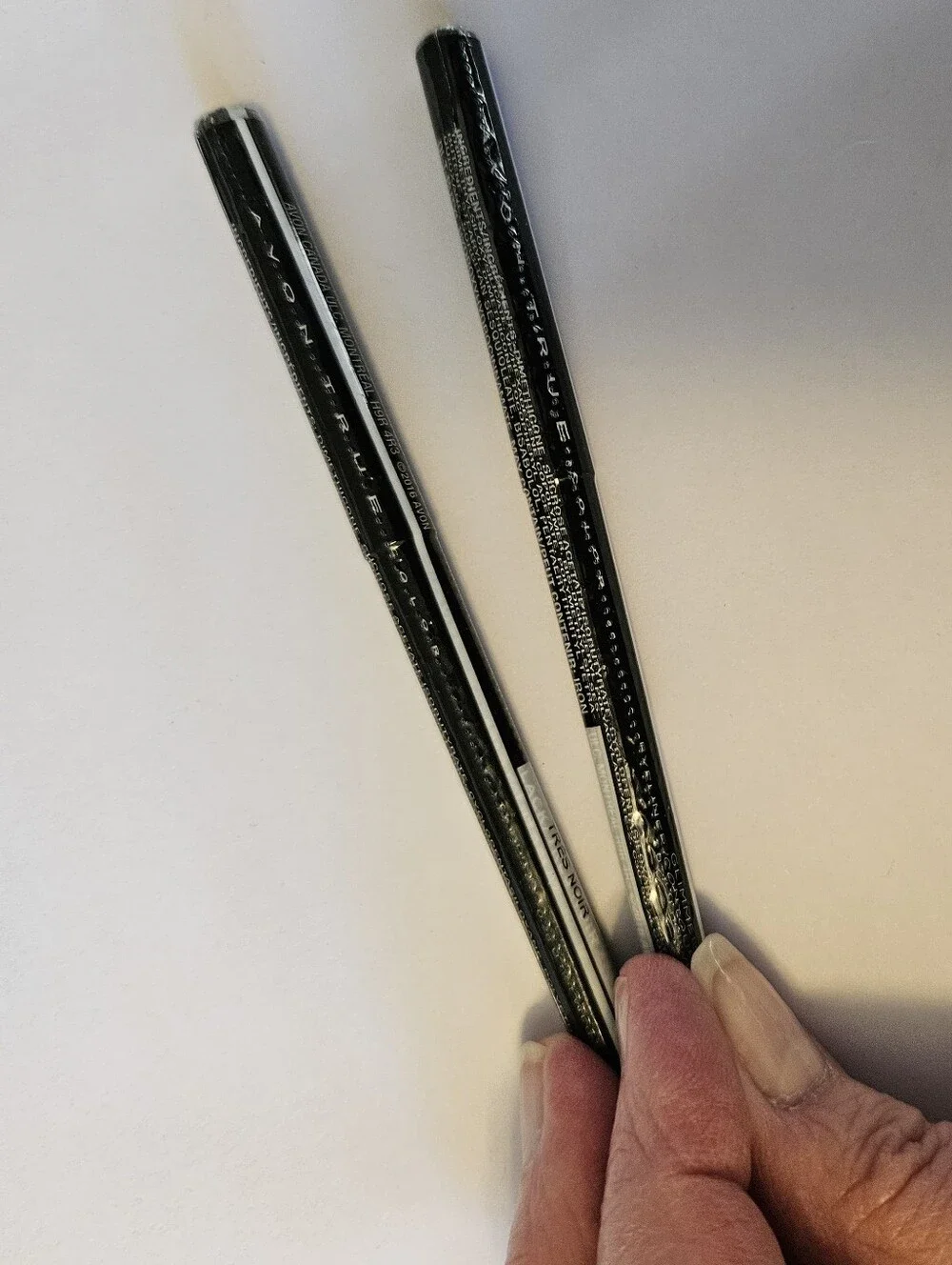 Avon True Color Glimmersticks Eyeliner Pencils - Blackest Black New/Unopened